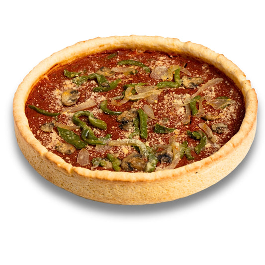 Veggie Deep Dish Pizza
