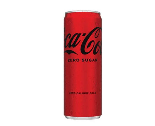 A can of Coca-Cola Zero Sugar.